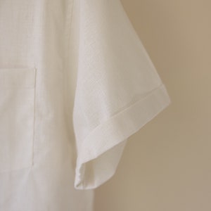 White Hemp Button Down Shirt Kidsofhemp