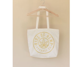 The Trusty Organic Hemp Tote Bag || Eco-Friendly & Sustainable Hemp Fashion Label || Socially Conscious Clothing