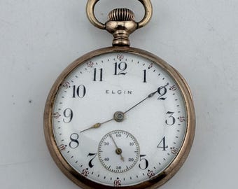 Elgin Men's/Unisex Antique 1906 16s Manual Wind Open Face Pocket Watch