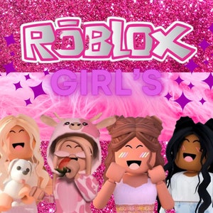 Roblox Girls Png, Roblox Girls Bundle Png, cliparts, Printable, Cartoon  Characters