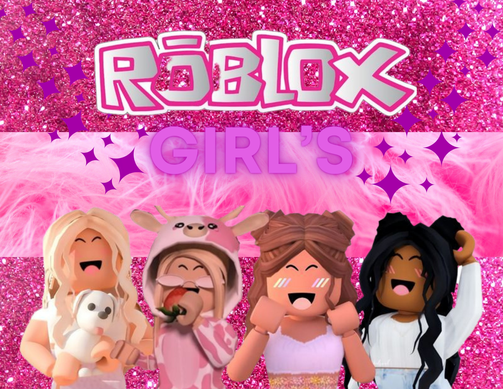 Roblox Filles Png Roblox Fichier Png Fichier De Etsy Canada