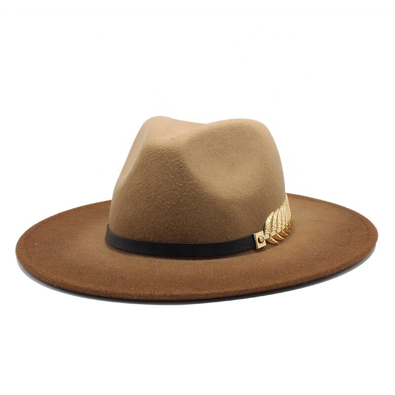 Fieltro Fedora Jazz Hat Wool Hat wide brim hat vegan felt Etsy