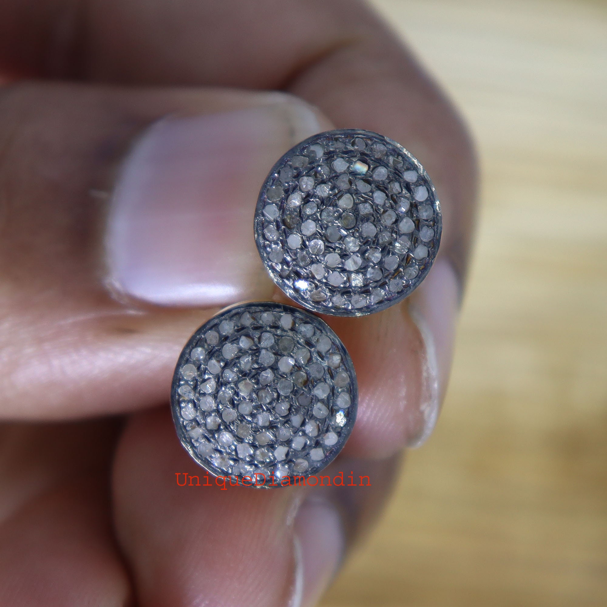 Boucles D'oreilles Clous Diamants 1,05 Ct Or 18K - Diamants Ronds G/SI1, Excellent Cut, Neuf Avec étiquettes