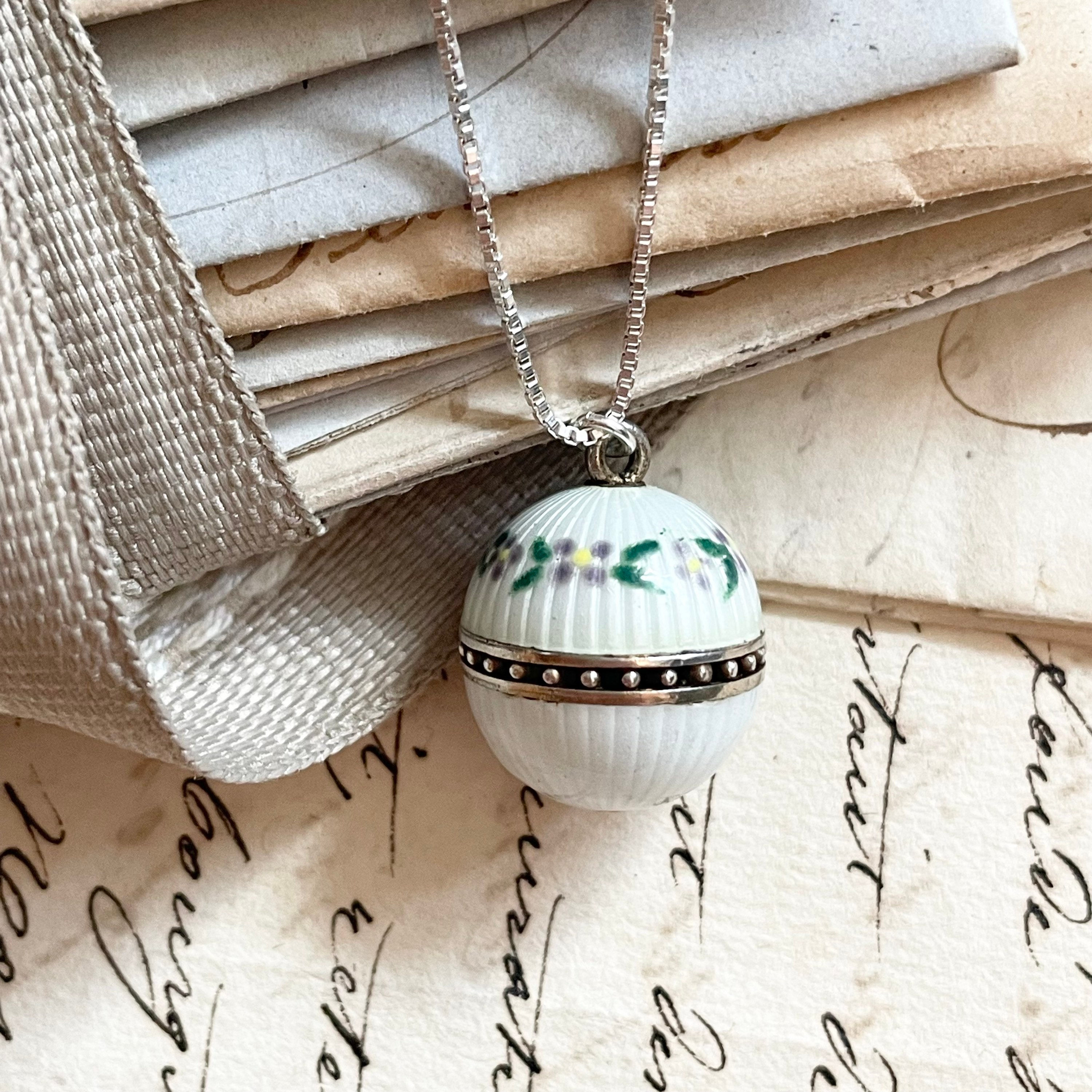 Victorian vinaigrette hotsell necklace
