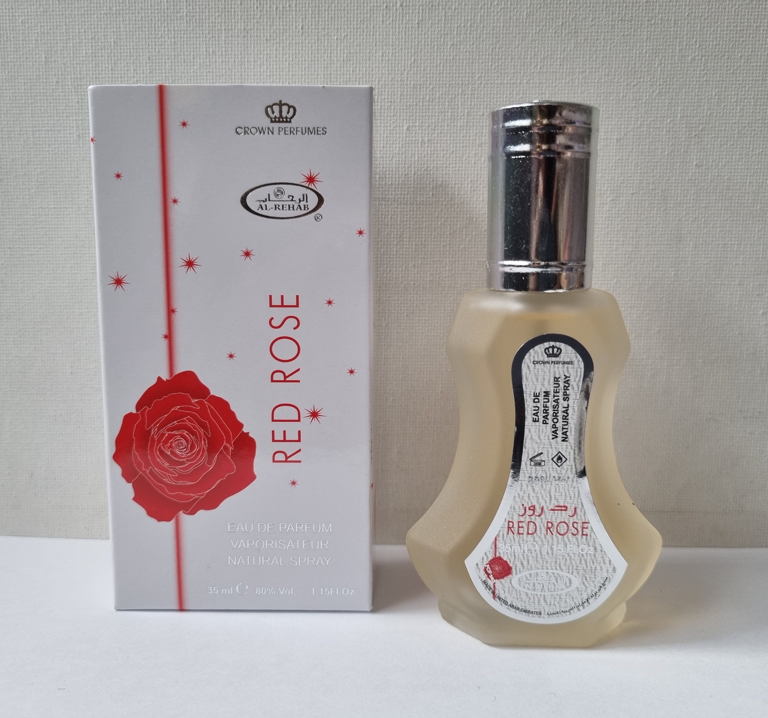 Al-Rehab Red Rose 35 ml Perfume Spray