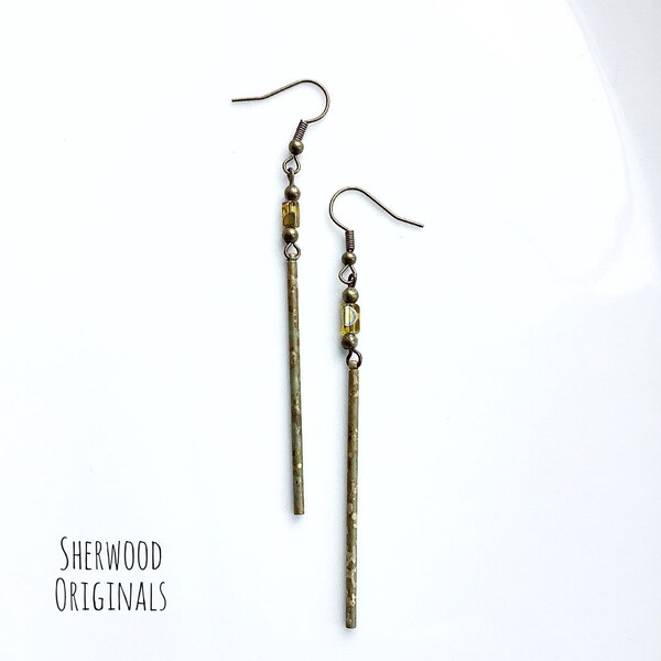 Matchstick Earrings Etsy