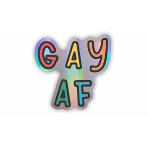 Adesivi gay, adesivi in vinile olografico, adesivi LGBTQ+, adesivi Enby, adesivi dell'orgoglio, adesivi in vinile olografico LGBTQ+, adesivi dell'orgoglio
