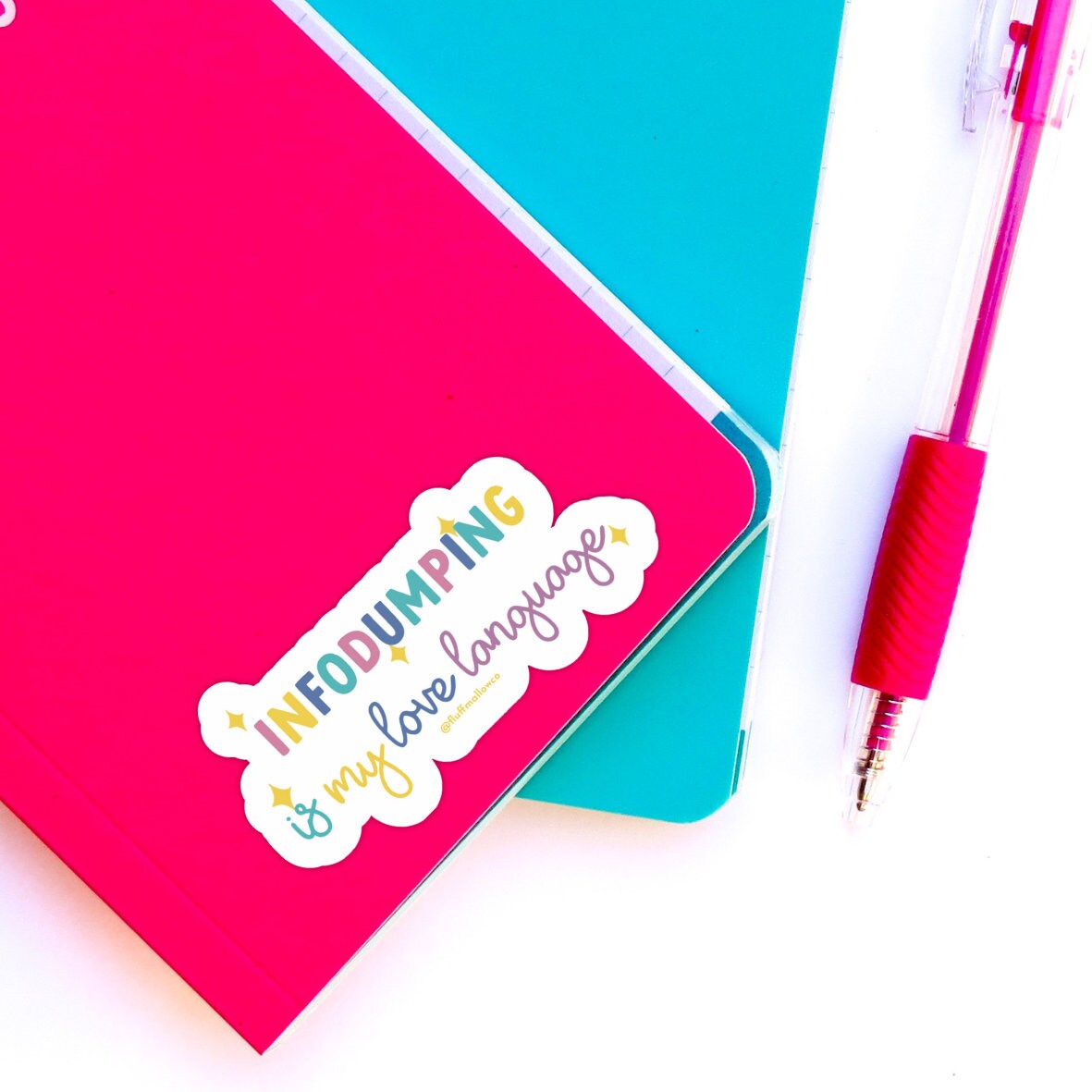 Infodumping is My Love Language Vinyl Sticker | Autism Awareness ...