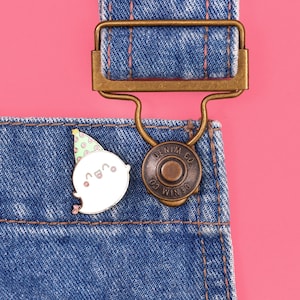 Glow in the dark ghost enamel pin and sticker pack, kawaii halloween lapel pin, spooky pin badge, cute lapel pin, kawaii accessories
