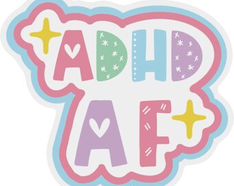 ADHD af awareness sticker