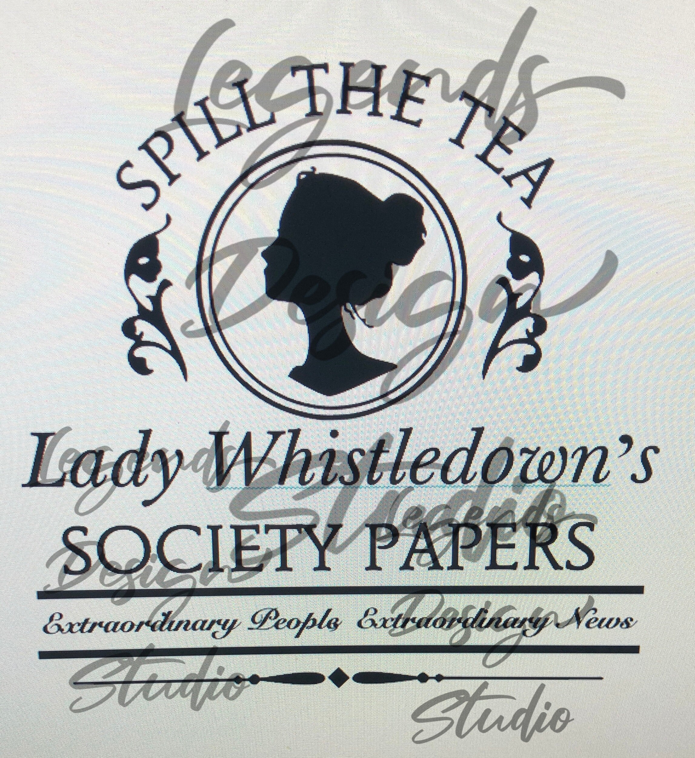 Download Lady Whistledown Svg Etsy