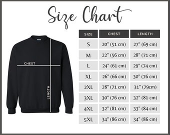 gildan g500 size chart