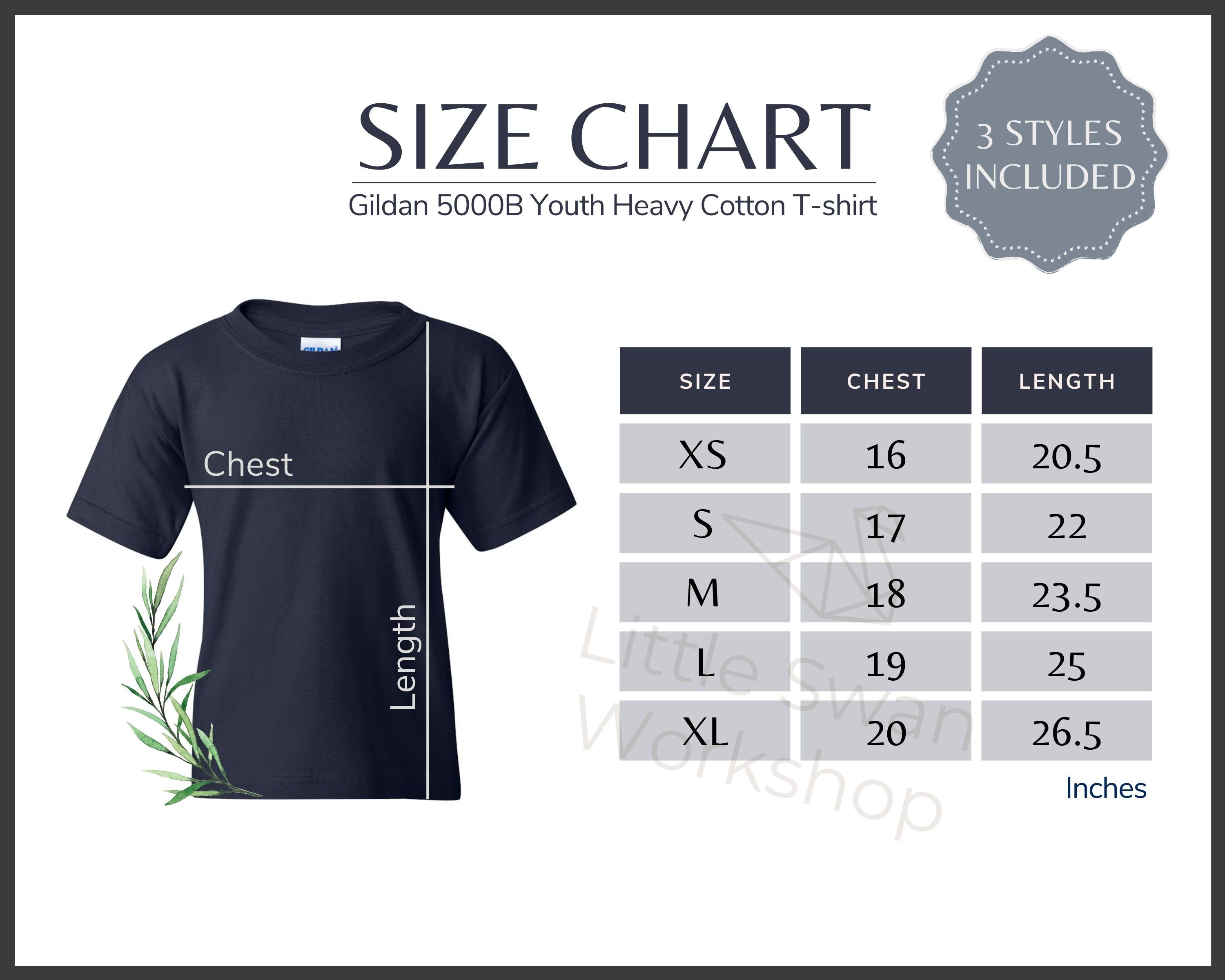 Gildan 5000b Size Chart | ubicaciondepersonas.cdmx.gob.mx