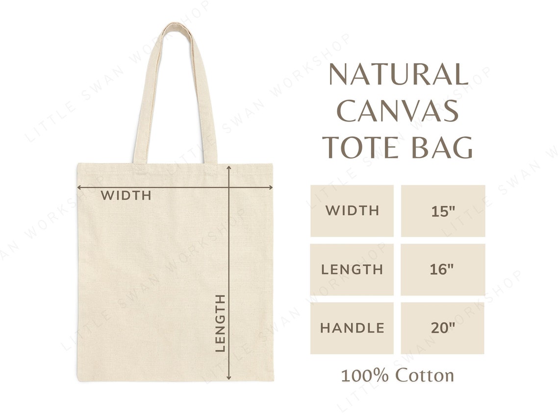 Canvas Tote Bag Size Chart Liberty Bags OAD113 Tote Mockup Etsy Canvas Tote Bag Size Chart Liberty Bags OAD113 Tote Mockup Etsy