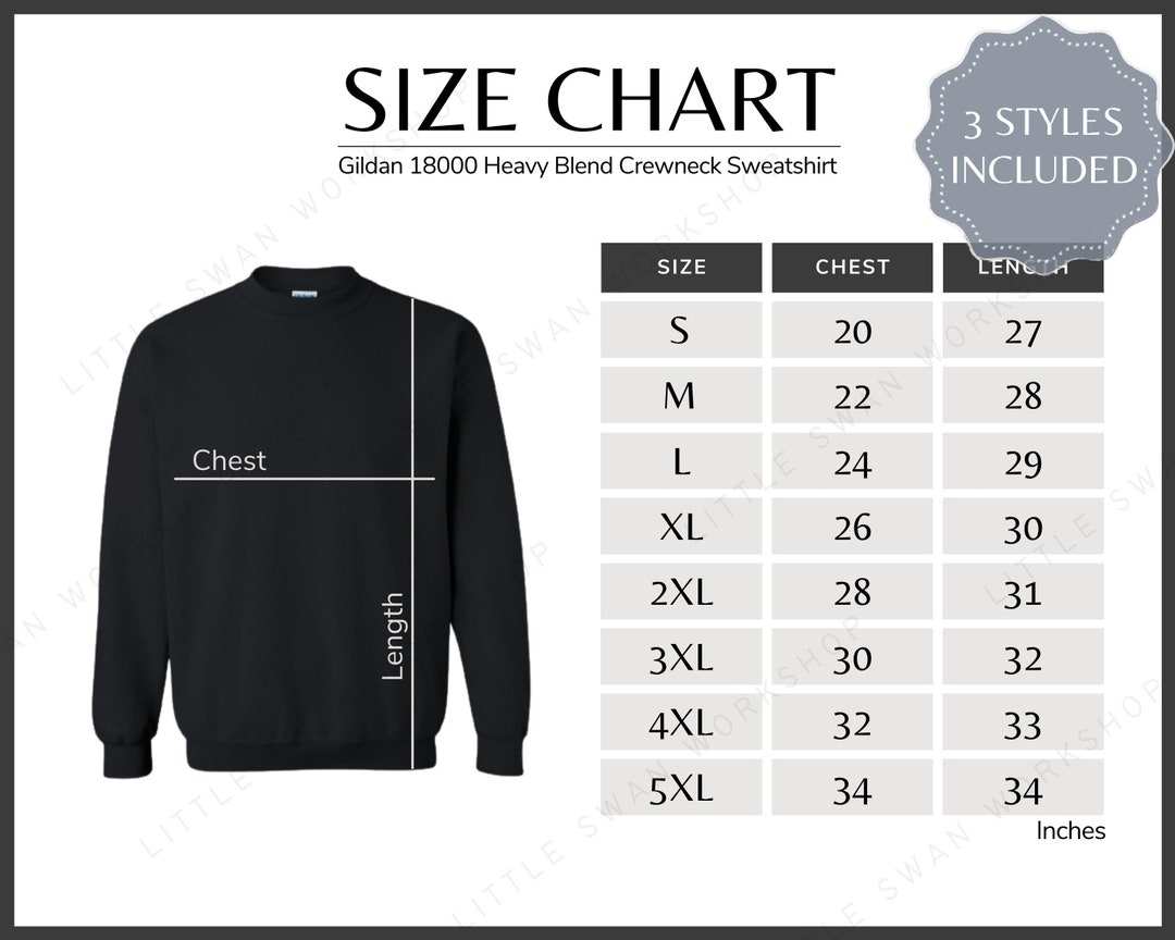 Size Chart Sweater Indonesia