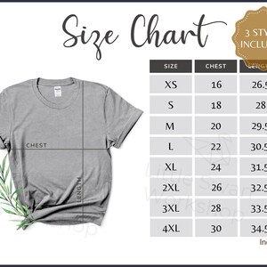 Gildan 64000 Size Chart Gildan G640 Size Guide Gildan 64000 Navy Mockup ...