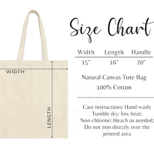 Größentabelle, Liberty Bags OAD113 Tote Size Guide, Printstifte-Stoffbeutel-Größentabelle