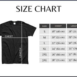 Gildan 5000 Size Chart Inch & Cm, Metric Size Guide, G500 Size Table - Etsy