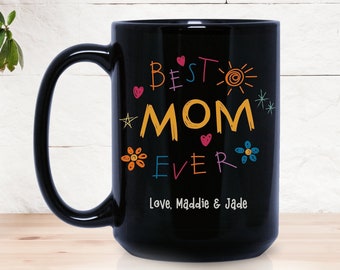 Mom Mug Personalized Gift Mothers Day Custom Present for Mom Gift from Kids Personalized