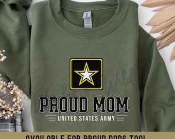 Army Mom sweatshirt, Army Mama shirt, Soldier's Mom, Gift for Army Family shirt, Veterans Mom shirt, Military Mom shirt, Love My Soldier