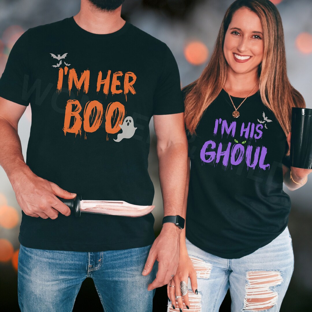 Halloween Couple Shirts, Halloween Couple Costume, Halloween Family T