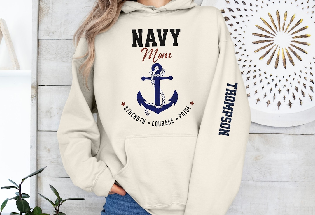 Royal navy mum hoodie Clearance