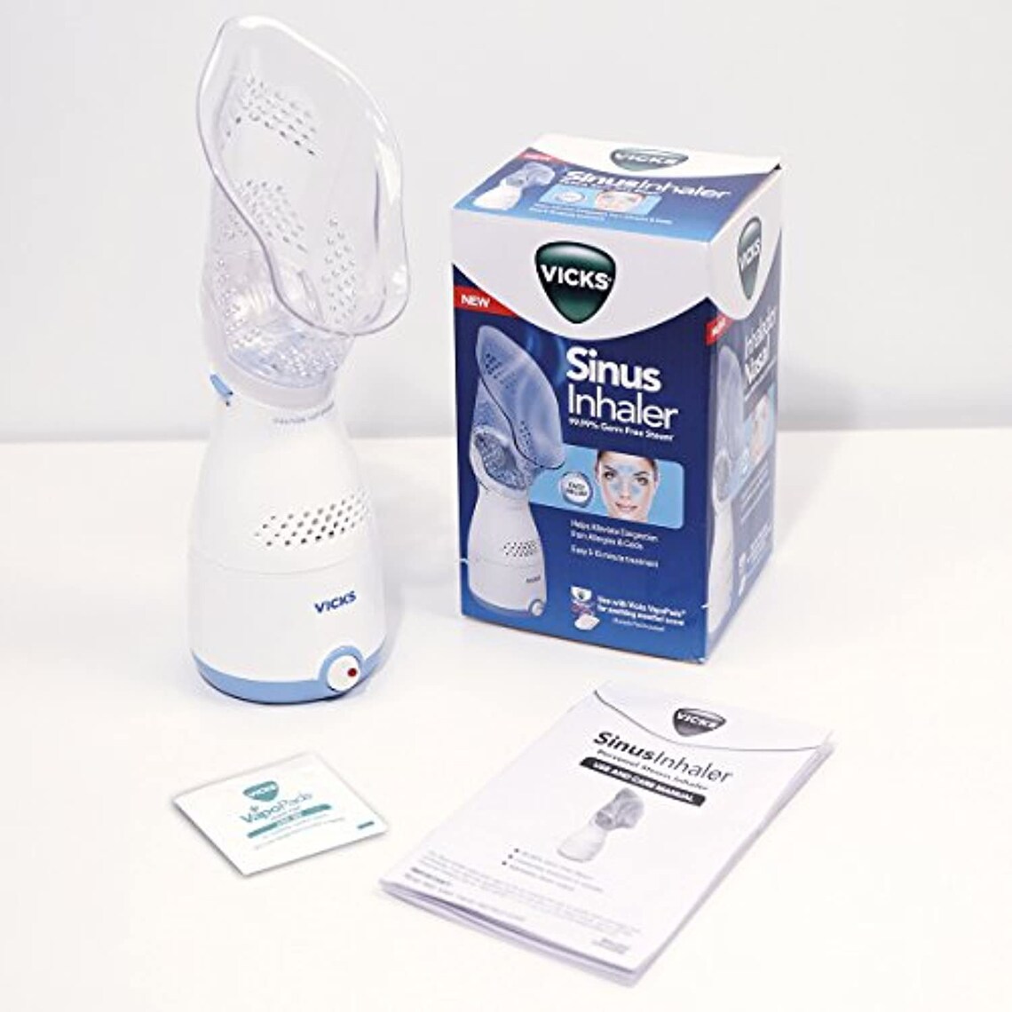 Vicks Personal Sinus Steam Inhaler with Soft Face Mask Face Etsy