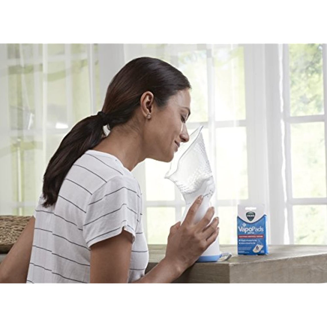 Vicks Personal Sinus Steam Inhaler with Soft Face Mask Face Etsy