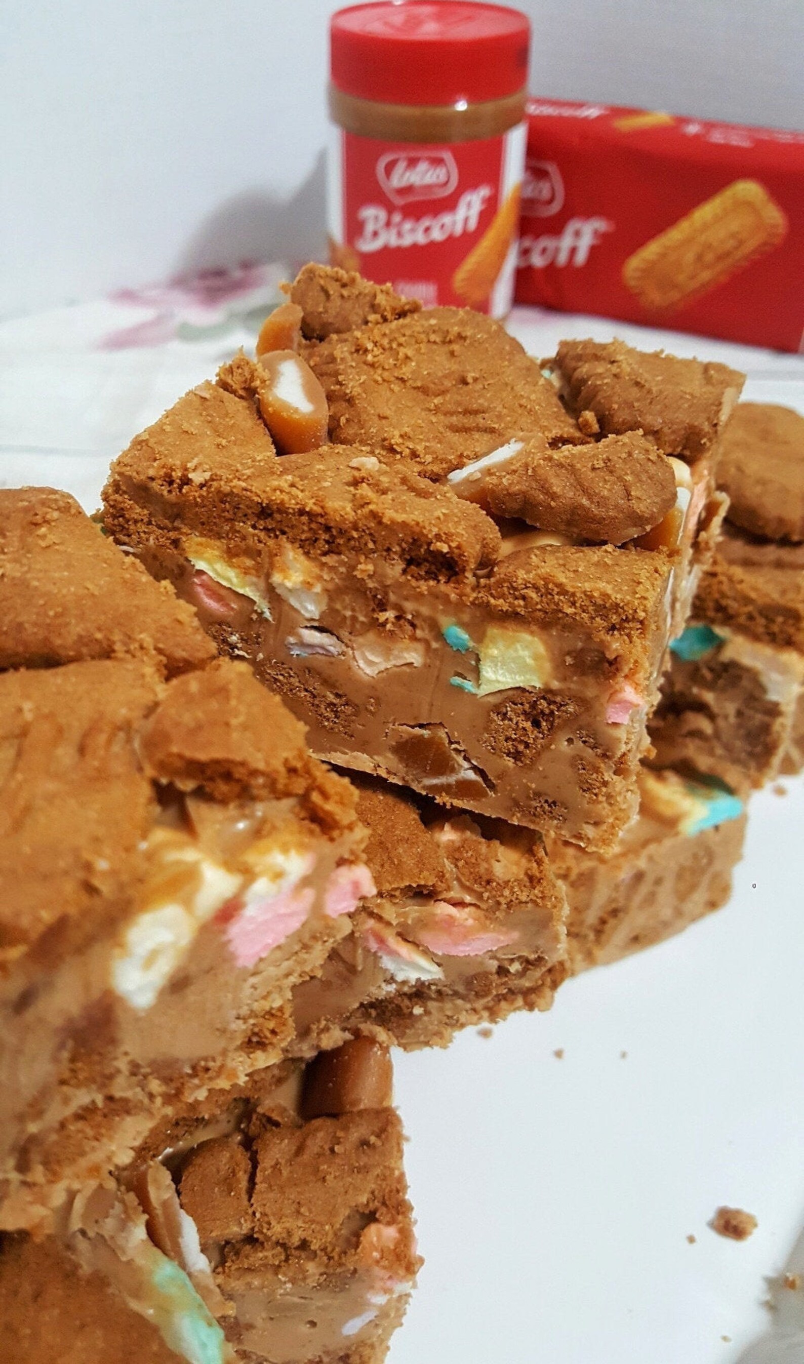 Biscoff & White Chocolate Rocky Road Fudge White Chocolate Etsy