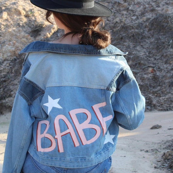 BABE Womans Denim Jacket | Etsy Australia