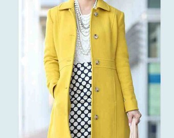 heavy wool coat womens