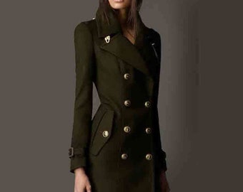 heavy wool coat womens