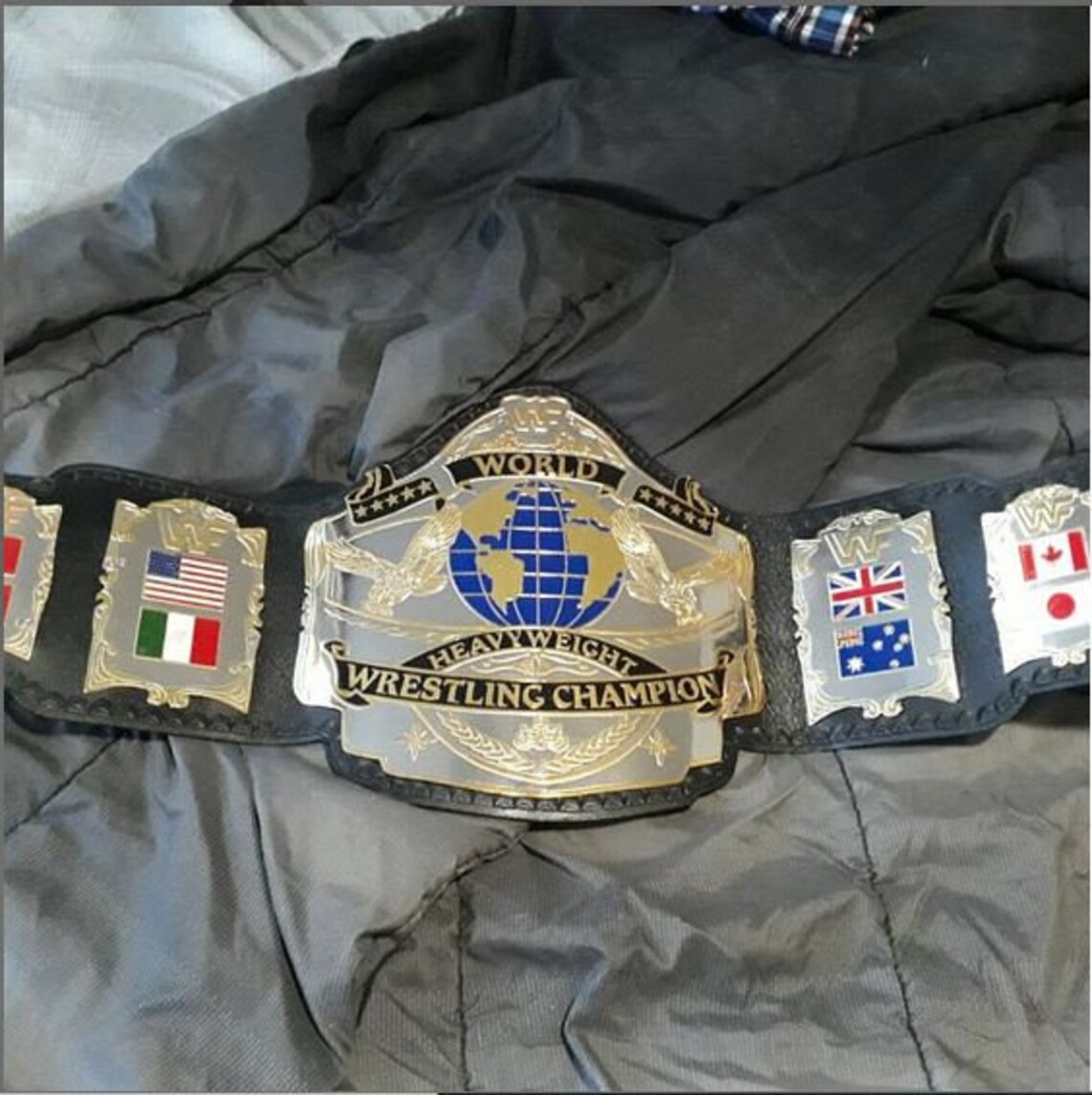 WWF Andre Giant Championship Belt Adult size & Metal Plates Etsy
