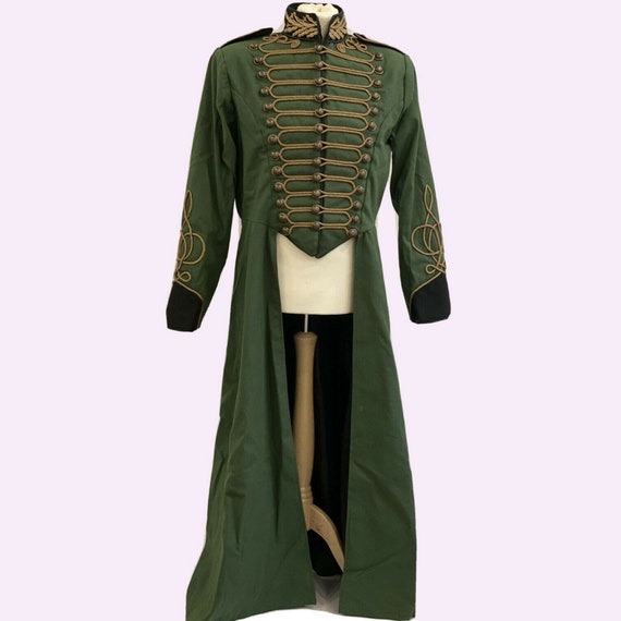 Cappotto a treccia verde a tutta lunghezza da uomo new | Etsy Italia