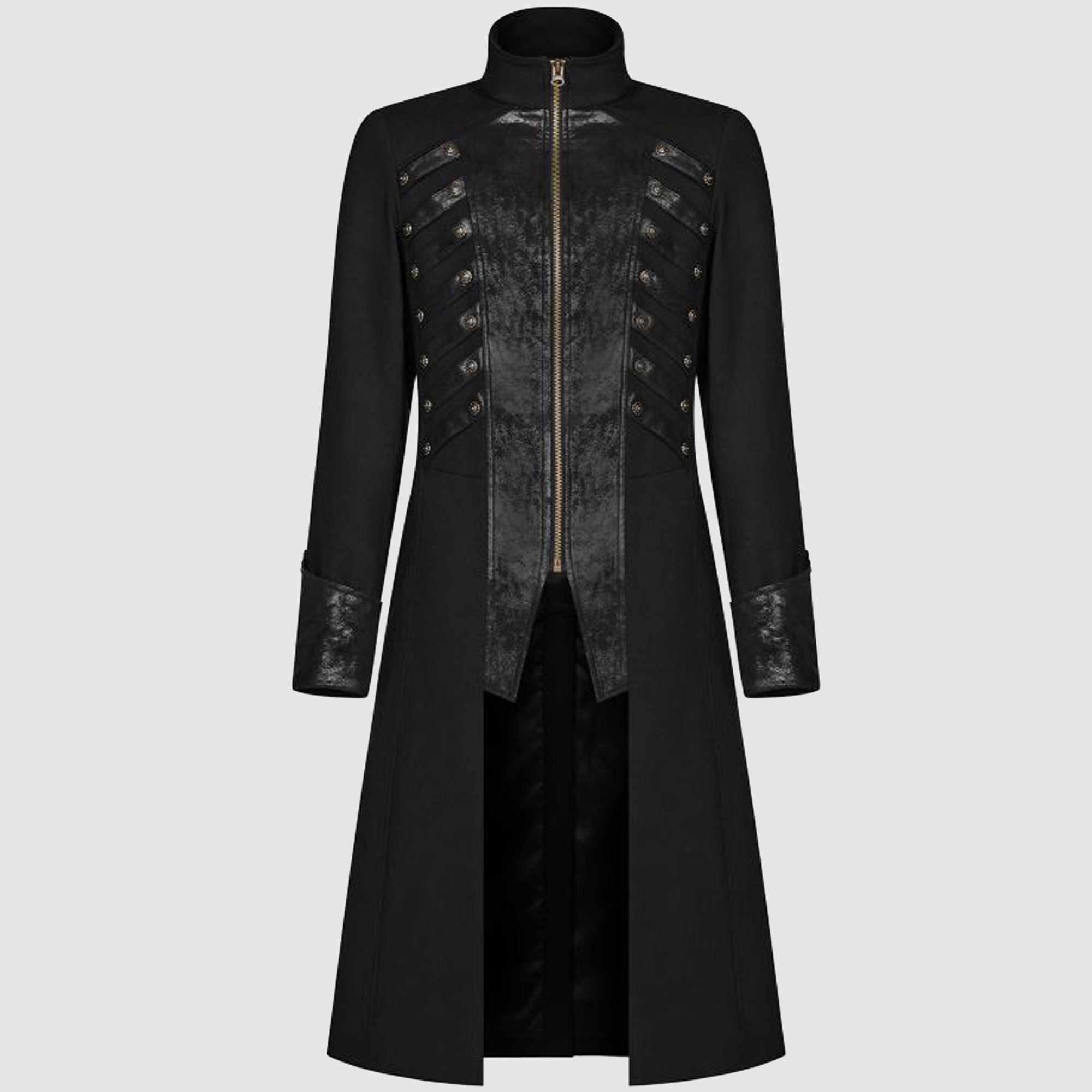 Black Gothic Coat Black Gothic Highwayman Coat Military - Etsy UK