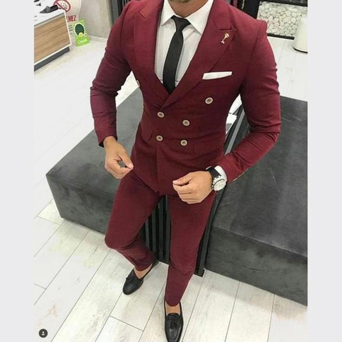 Slim Fit Pant Coat - Etsy UK