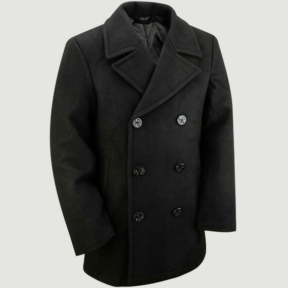 New Men Military Winter Style Warm Wool Jacketgothic Jacket Etsy UK