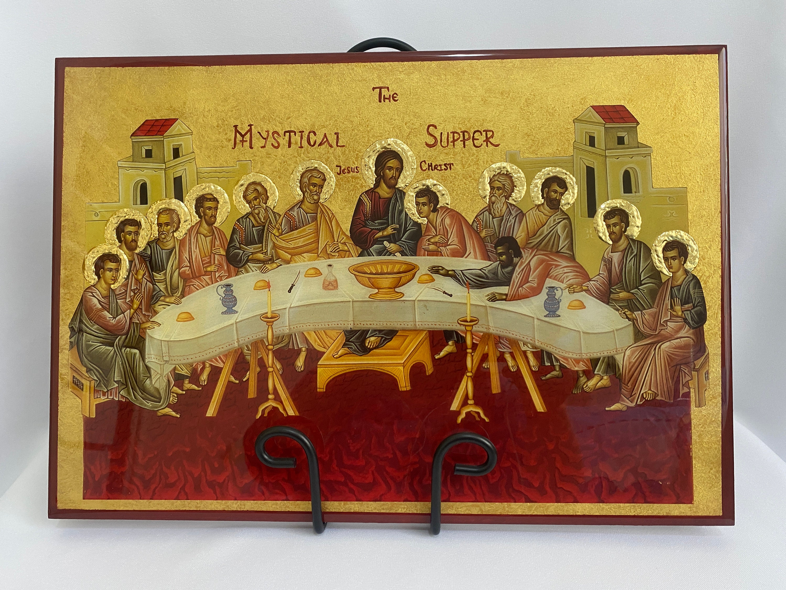 Icon of the Last Supper/ the Mystical Supper Etsy Australia