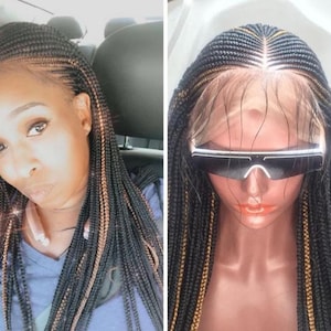 Peluca trenzas conrow, Alimentarse con peluca trenzas para mujeres negras, peluca trenzada Fulani, peluca de trenzas senegalesas conrow, peluca trenza caja, peluca trenzas ghana