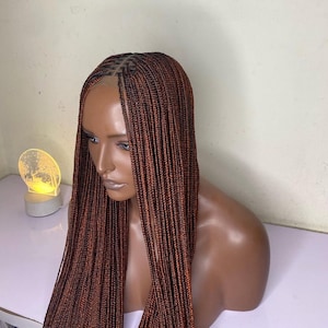 Knotless braided wig, Knotless braids wig, Full lace wig, Realistic braid wig, Box braid wig, Knotless box braid wig, Wig for black women
