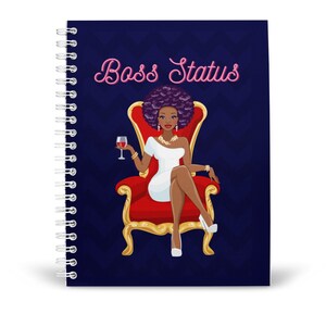 Boss Notebook, Girl boss Notebook, Boss babe Journal Carta riciclata al 100%, taccuino motivazionale, taccuino foderato A5, Quaderno ispiratore