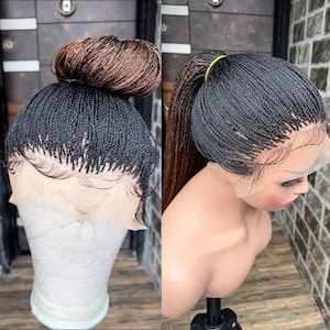 Micro twist wig, Nano twist wig, 1 million braids, Protective style for Black women, Senegalese braids, Black women Twist wig, African twist