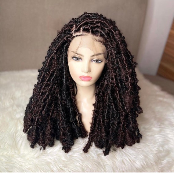 Butterfly Locs Wig Distressed Faux Locs Wig Dread Loc Wig Faux Loc Full Lace Wig Goddess Locs Boho Locs Braided Wigs for Black Women Etsy UK