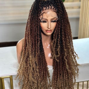 Passion twist wig, Senegalese twist wig, Protective style for Black women, Senegalese braids, Black women Twist wig, African braided twist