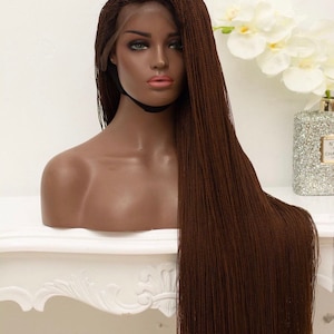 Micro needle twist wig, Nano twist wig, 1 million braids, Protective style for Black women, Senegalese twist, Black women wig, African twist