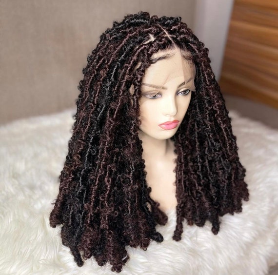 Knotless Braid Wig, Lace Frontal Braid Wig, Boho Braids, Bohemian