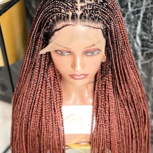 Knotless braids wig, knotless Box braids wig for black women, Long braids wig, Floor length Braided wig for black women, Senegalese braids