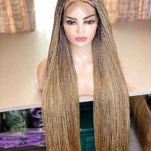 Micro twist wig, Ombré twist, Braids wig for Black women, Braids wig for black women, Senegalese braids wig, Twist wig, Ghana braids wig