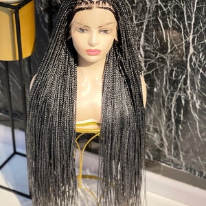 Knotless braids wig, Braided wig for black Women, Knotless Box braids wig, African Braids wig, box braided wigs, natural braids wig