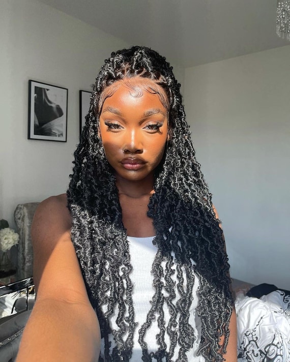 Butterfly Locs How To Tie Head Scarf On Dreadlocks 6in/12in Faux